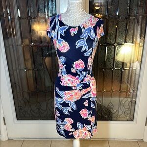 Floral Navy Dress